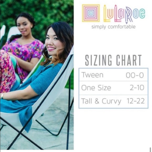 LULAROE Paper Airplanes Rare Unicorn Leggings T&C.Tall and curvy Orange and Blue - Picture 7 of 7